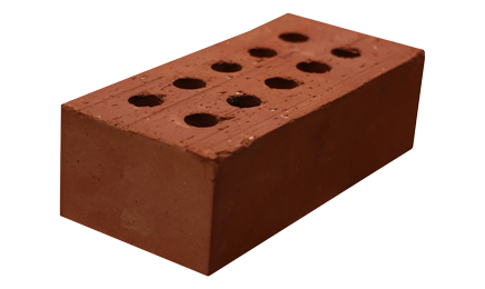 Hollow Bricks - Terracotta Red 10 Holes